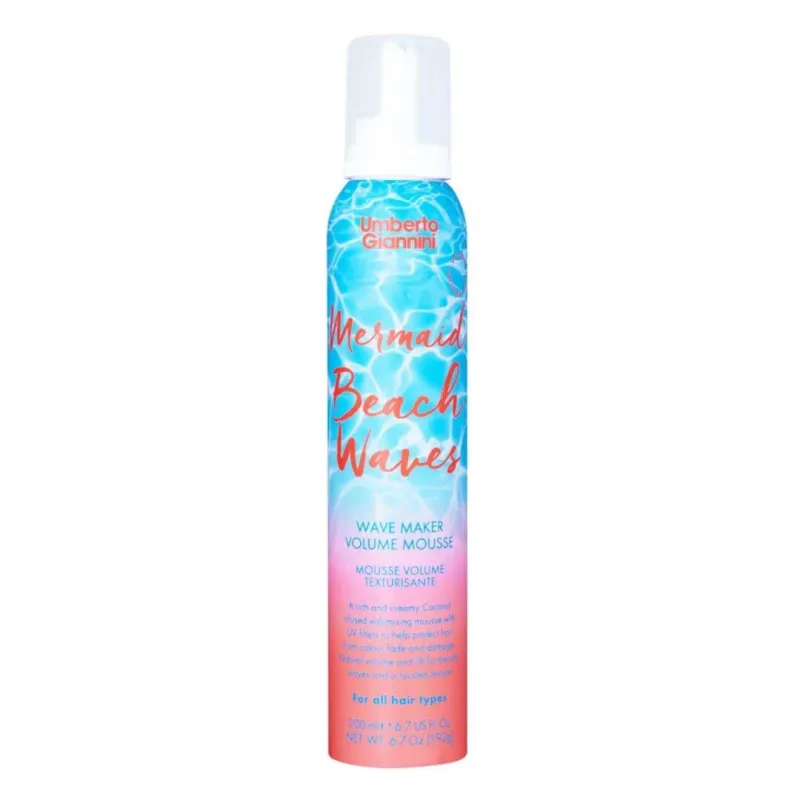 Spuma pentru volum si texturarea parului cu filtru UV Beach, 200 ml, Umberto Giannini — preț și oferte