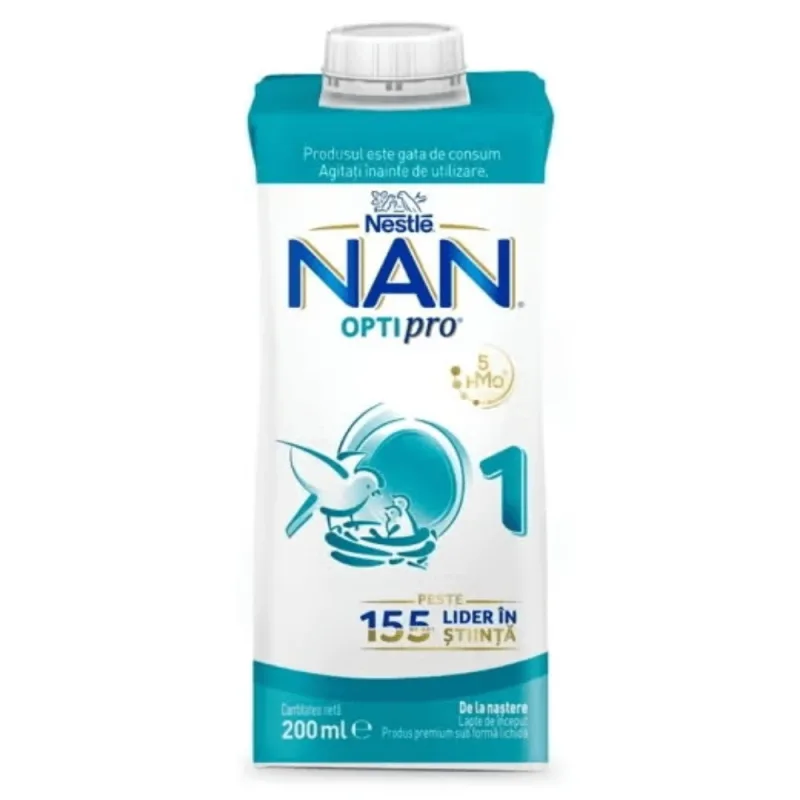 Lapte de inceput sub forma lichida Optipro 1, 200 ml, Nestle — preț și oferte