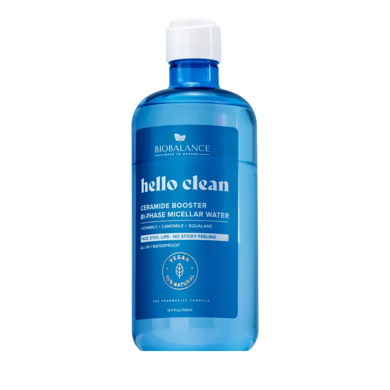Apa micelara bi-fazica cu vitamina C Ceraminde Booster, 500 ml, Bio Balance — preț și oferte