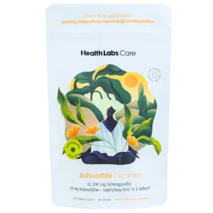 Health Labs AshwaMe Gummies, boabe de jeleu, 60 bucăți