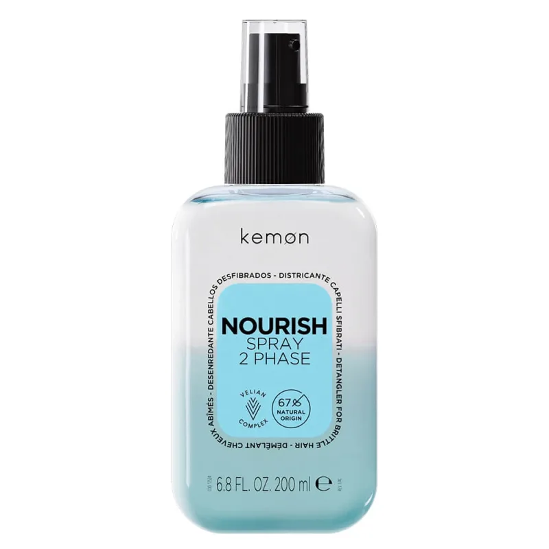 Spray bifazic de hidratare pentru par Nourish, 200 ml, Kemon — preț și oferte