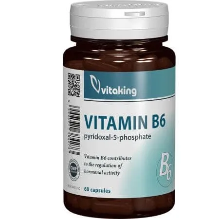 Vitamina B6, 60 capsule, Vitaking — preț și oferte