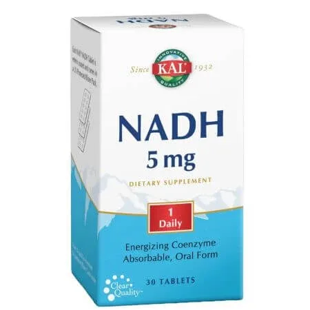 NADH, 5 mg, 30 tablete, Kal — preț și oferte