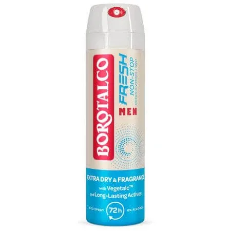 Deodorant Spray Men Fresh Non-Stop, 150 ml, Borotalco — preț și oferte