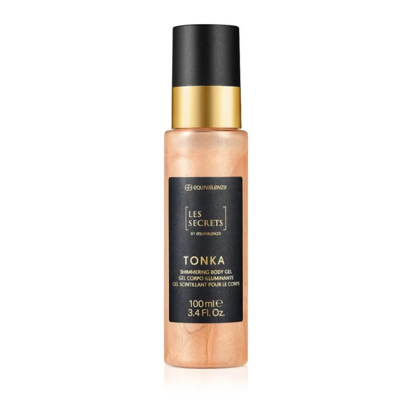 Gel iluminator pentru corp cu particule de sclipici Les Secrets Tonka, 100 ml, Equivalenza — preț și oferte
