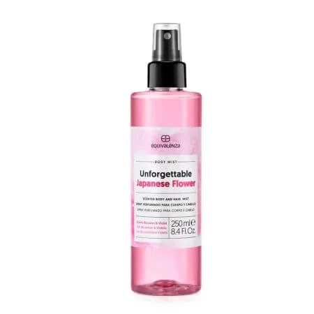 Spray pentru corp si par Unforgettable Japanese Flowers, 250 ml, Equivalenza — preț și oferte