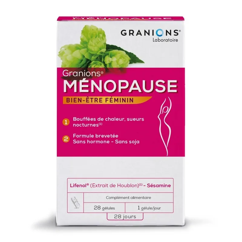 Granions LGN Menopause, 28 capsule – Complex pentru premenopauza si menopauza — preț și oferte