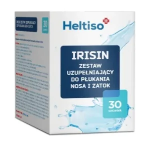 Kit de decongestionare nazală și sinusală Heltiso Irisin, 30 pliculețe - Durată lungă de valabilitate!