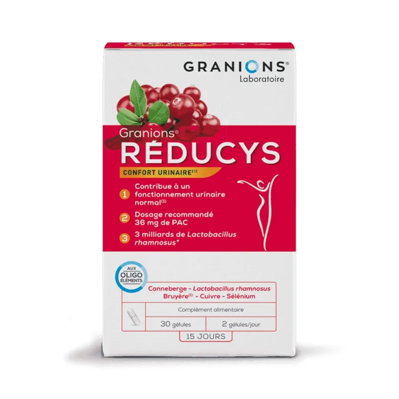 Granions LGN Reducys, 30 capsule – Confort urinar cu merisoare si probiotice — preț și oferte