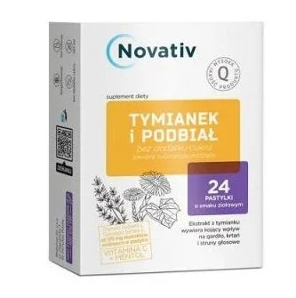 Novativ Cimbru și Podbia, 24 pastiluțe — preț și oferte