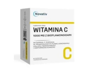 Novativ Vitamina C 1000 mg cu bioflavonoide, 60 capsule