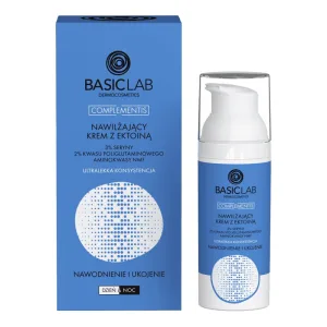 BasicLab Complementis, cremă hidratantă cu ectoină, hidratare și calmare, textură ultraușoară, 50 ml