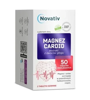 Novativ Magnesium Cardio, 50 comprimate — preț și oferte