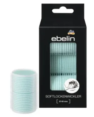 Ebelin, cârlige de ceară Velcro 40mm în diametru, 3 bucăți