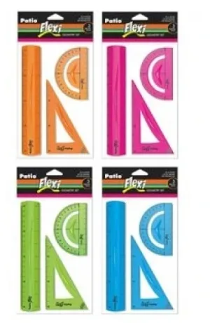 Set geometric 20cm, 3 piese