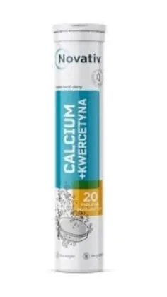 Novativ Calcium + Quercetin, 10 comprimate efervescente