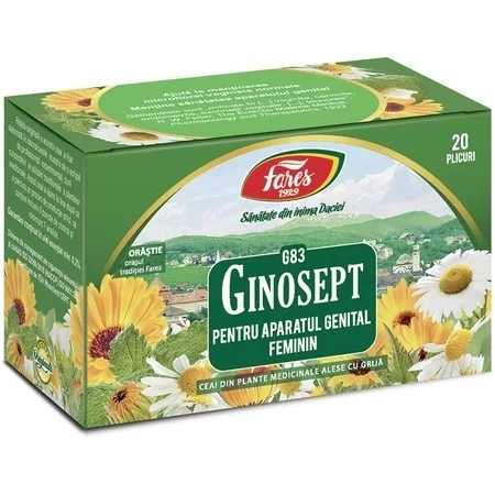 Ceai Ginosept G83, 20 plicuri, Fares — preț și oferte