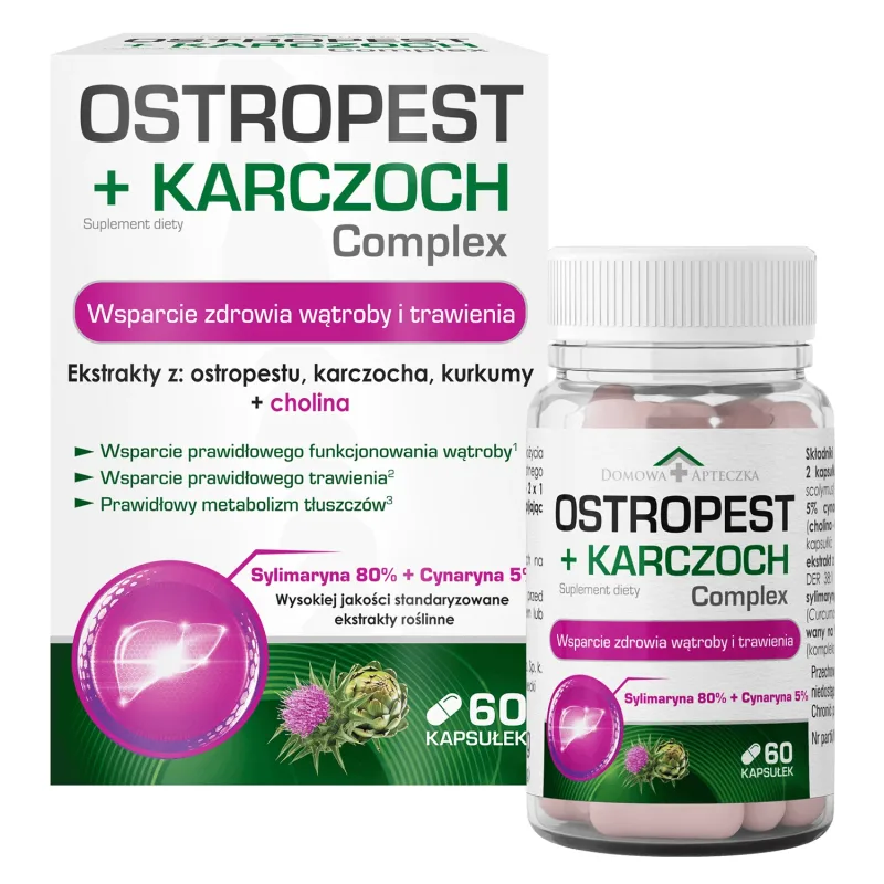 Thistle + Complex de anghinare, 60 capsule Domowa Apteczka — preț și oferte