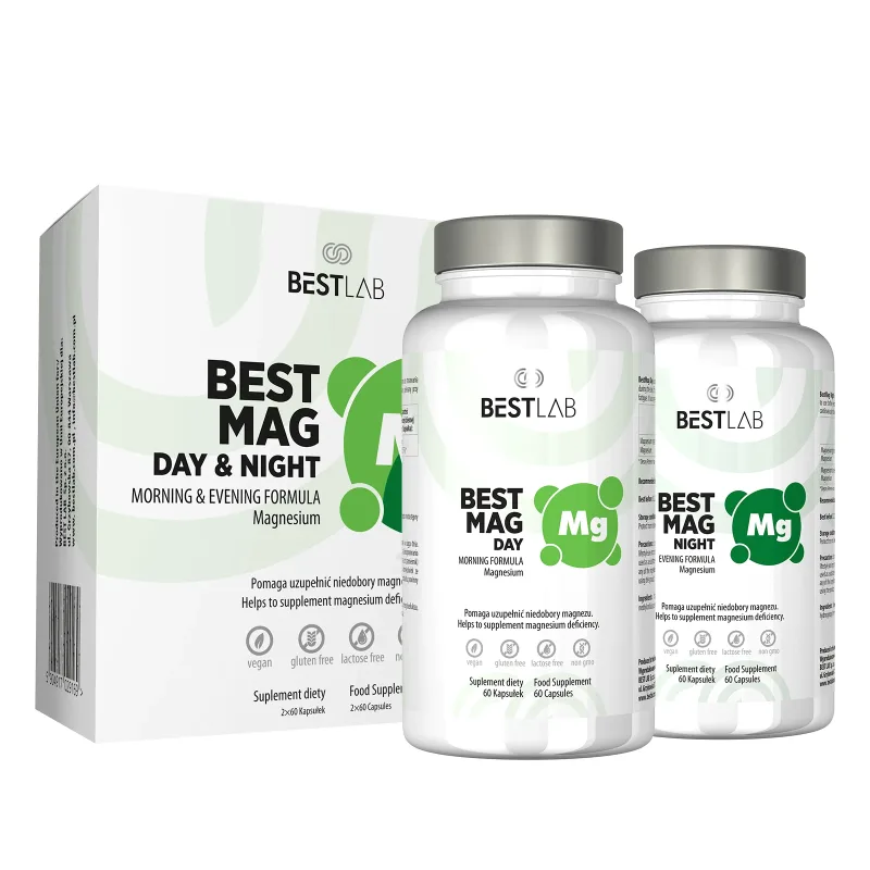 BestLab BestMag Day & Night, 2 x 60 capsule — preț și oferte
