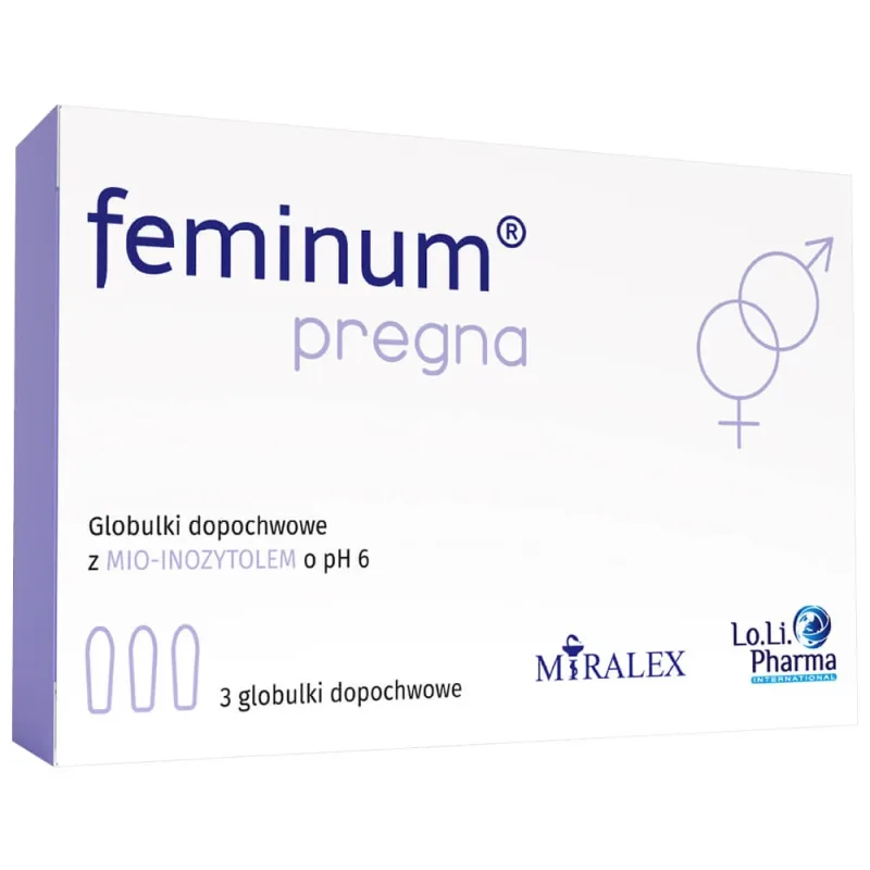 Feminum Pregna, globule vaginale, 3 unități Miralex — preț și oferte