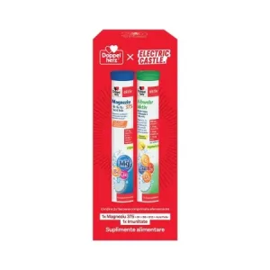 Pachet Magneziu 375 + B1 + B6 + B12 & Imunitate, Doppelherz, 30 comprimate efervescente