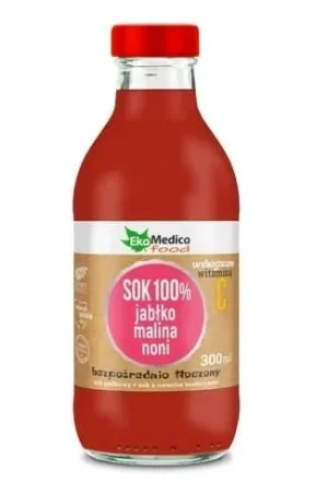 Suc 100% mere zmeură Noni, 300 ml