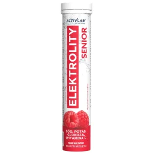 ActivLab Pharma Elektrolity Senior, zmeură, 20 comprimate efervescente