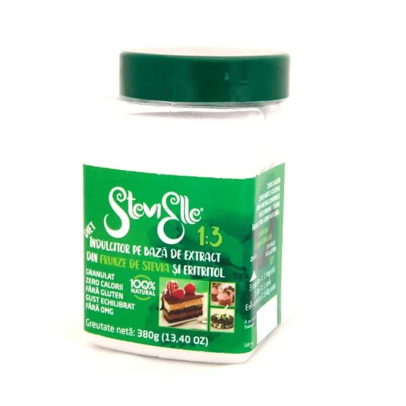 Îndulcitor SteviElle granule, 380g, Hermes Natural — preț și oferte