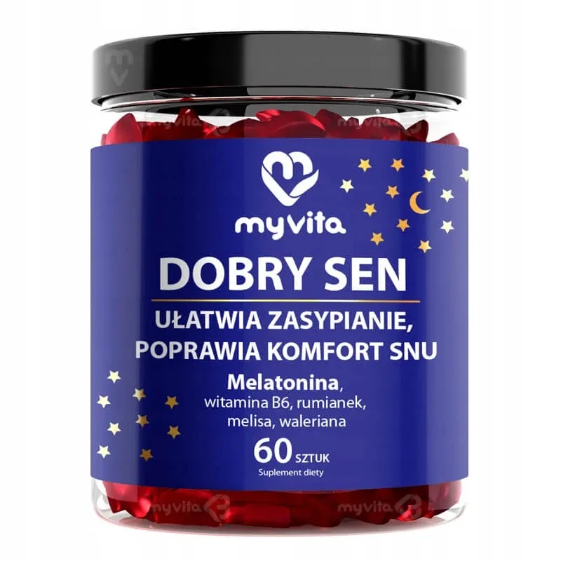 MyVita Good Sleep, jeleuri naturale pentru adulți, 60 bucăți — preț și oferte