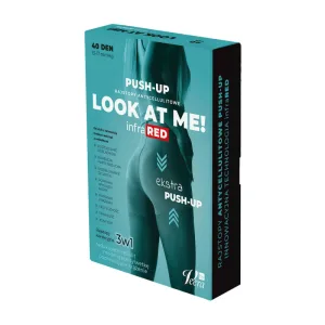 Veera Look at Me infraRED, anti-celulită Colanți Push-up, negru, mărimea S