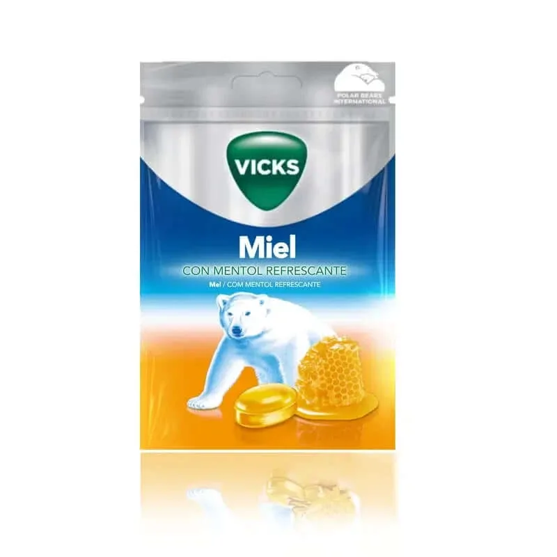 Bomboane răcoritoare cu miere Vicks Praims 72g — preț și oferte