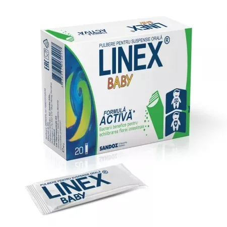 Linex Baby, 20 plicuri, Sandoz — preț și oferte
