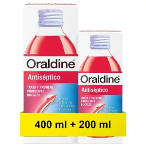 Apa de gură antiseptică Oraldine, 400ml+GIFT 200ml