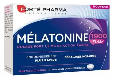 Forte Pharma Melatonin Flash 1900 30 de tablete bucodispensabile — preț și oferte