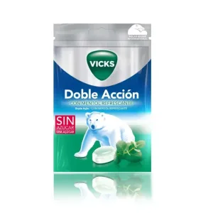 Vicks Praims Double Acion Bomboane fără zahăr 72g pungă