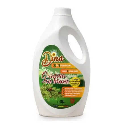 Detergent pentru rufe, Gradina cu Brazi, 3 litri, Dina — preț și oferte