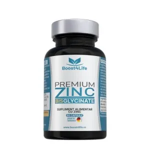 Zinc Bisglicinat Premium, 83.53 mg, 60 capsule, Boost4life