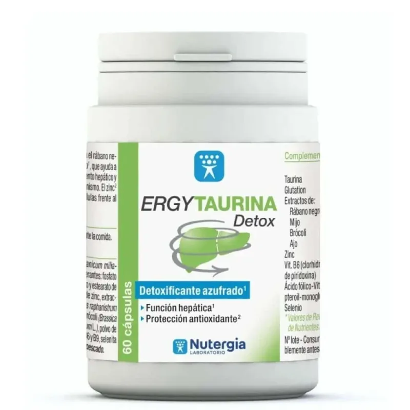 Nutergia Ergytaurin Hepatic Detox 60 capsule — preț și oferte