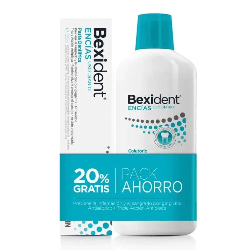 Bexident PACK Gums CPC+Cymenol Apă de gură 500ml + pastă de dinți 75ml — preț și oferte