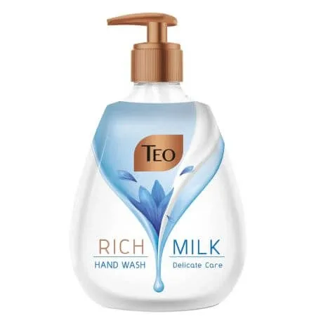 Sapun lichid pentru maini Rich Milk, Delicate Care, 400 ml, Teo — preț și oferte