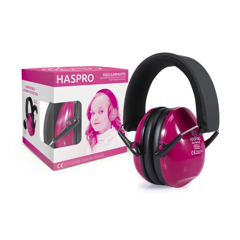 Casti Antifonice pentru Copii HASPRO Kids – Roz — preț și oferte