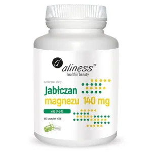 Aliness Malat de magneziu 140 mg cu B6 (P-5-P), 100 capsule vegetale