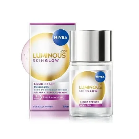 Peeling lichid pentru fata Luminous Skin Glow, 10 ml, Nivea — preț și oferte
