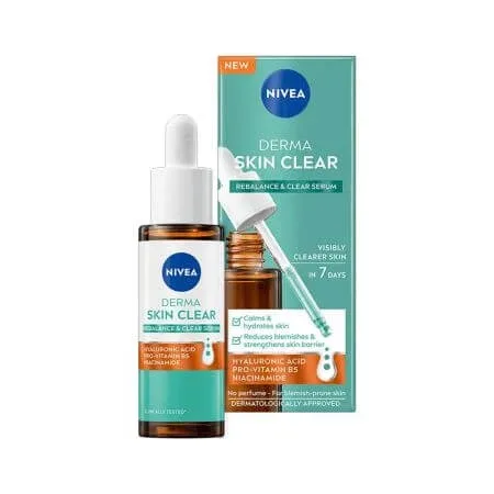 Serum pentru fata regenerant Derma Clear, 30 ml, Nivea — preț și oferte