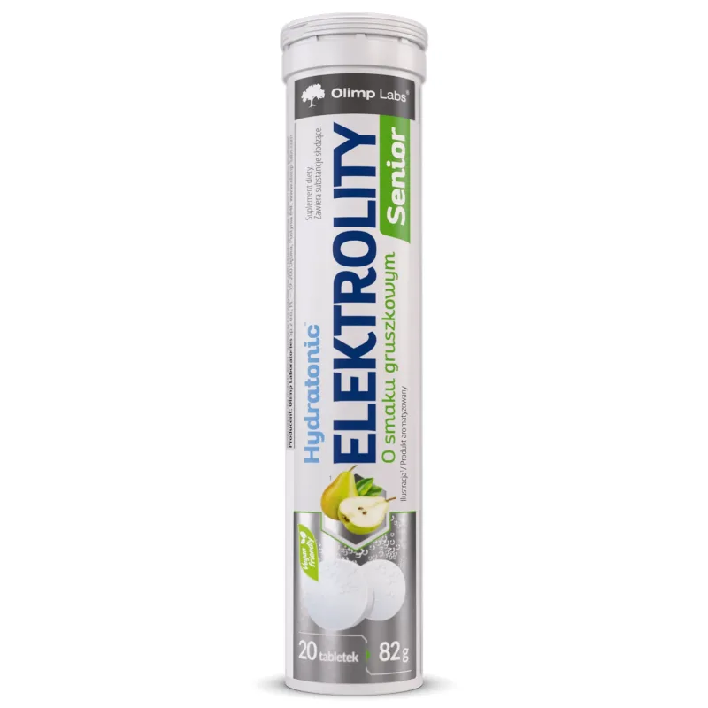Olimp Hydratonic Elektrolity Senior, aromă de pară, 20 comprimate efervescente Olimp Labs — preț și oferte