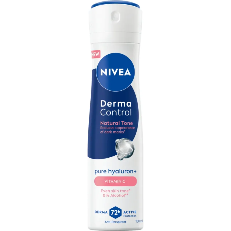 Nivea Derma Control Natural Tone, antiperspirant, spray, 150 ml — preț și oferte