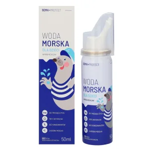SEMA Protect, apă de mare pentru copii, spray nazal, 50 ml