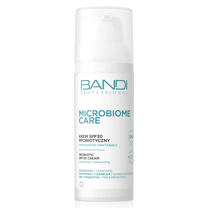 Bandi Microbiome Care, cremă hidratantă intensivă probiotică, SPF 30, 50 ml — preț și oferte