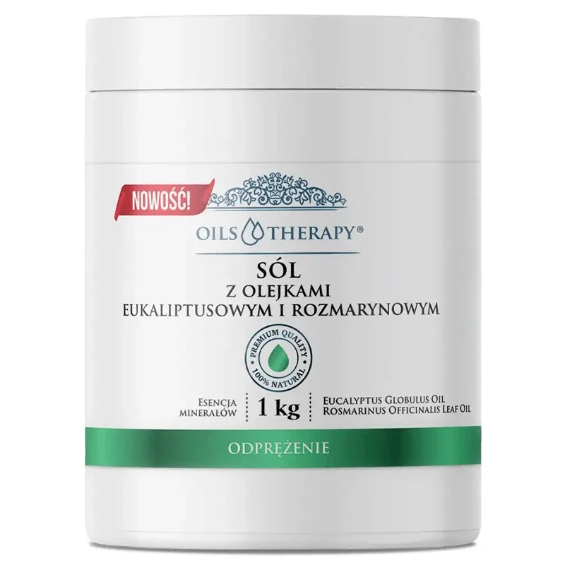 Optima Natura Relaxare, sare cu uleiuri de eucalipt și rozmarin, 1 kg — preț și oferte