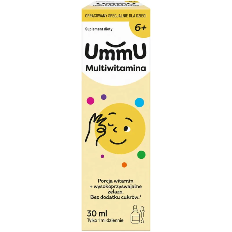 UmmU Multivitamine, pentru copii de la 6 ani, picături, aromă de portocale, 30 ml USP — preț și oferte